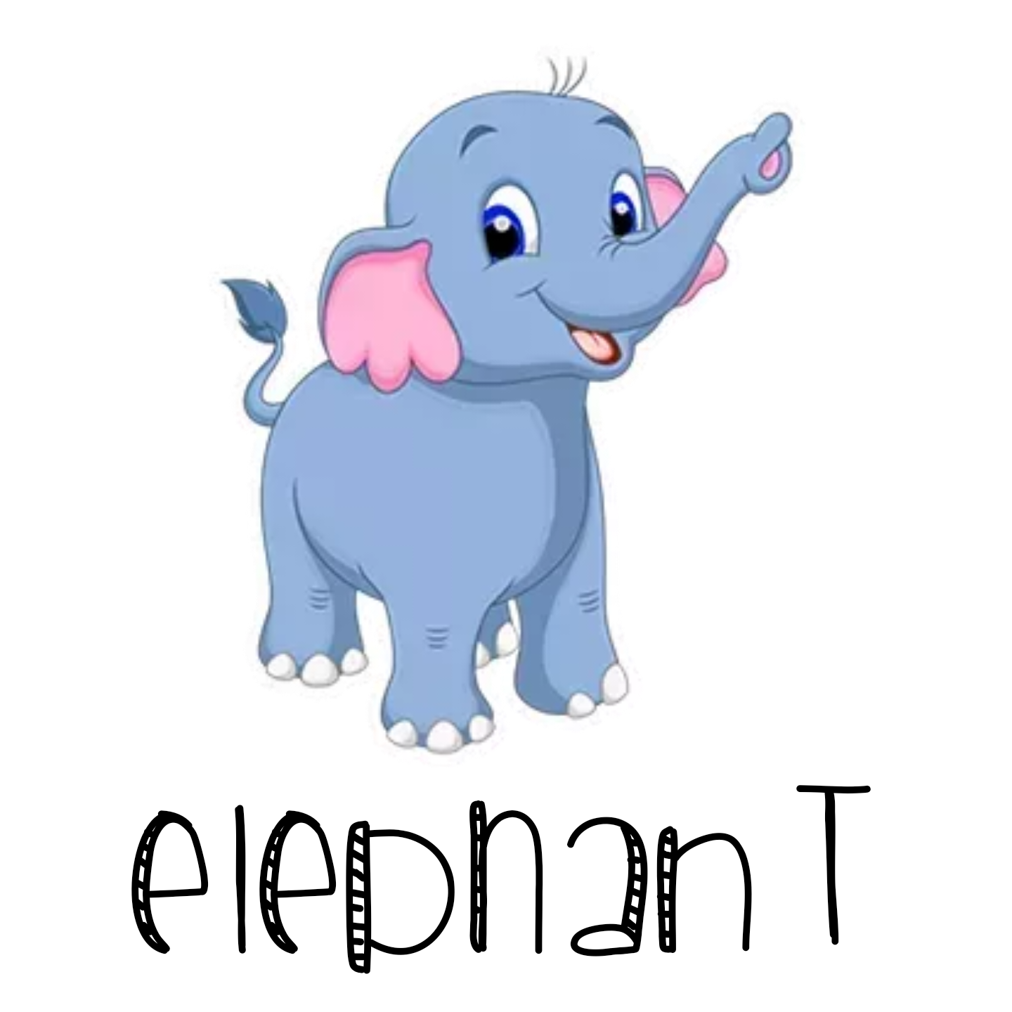 Elephant Bubble-free stickers