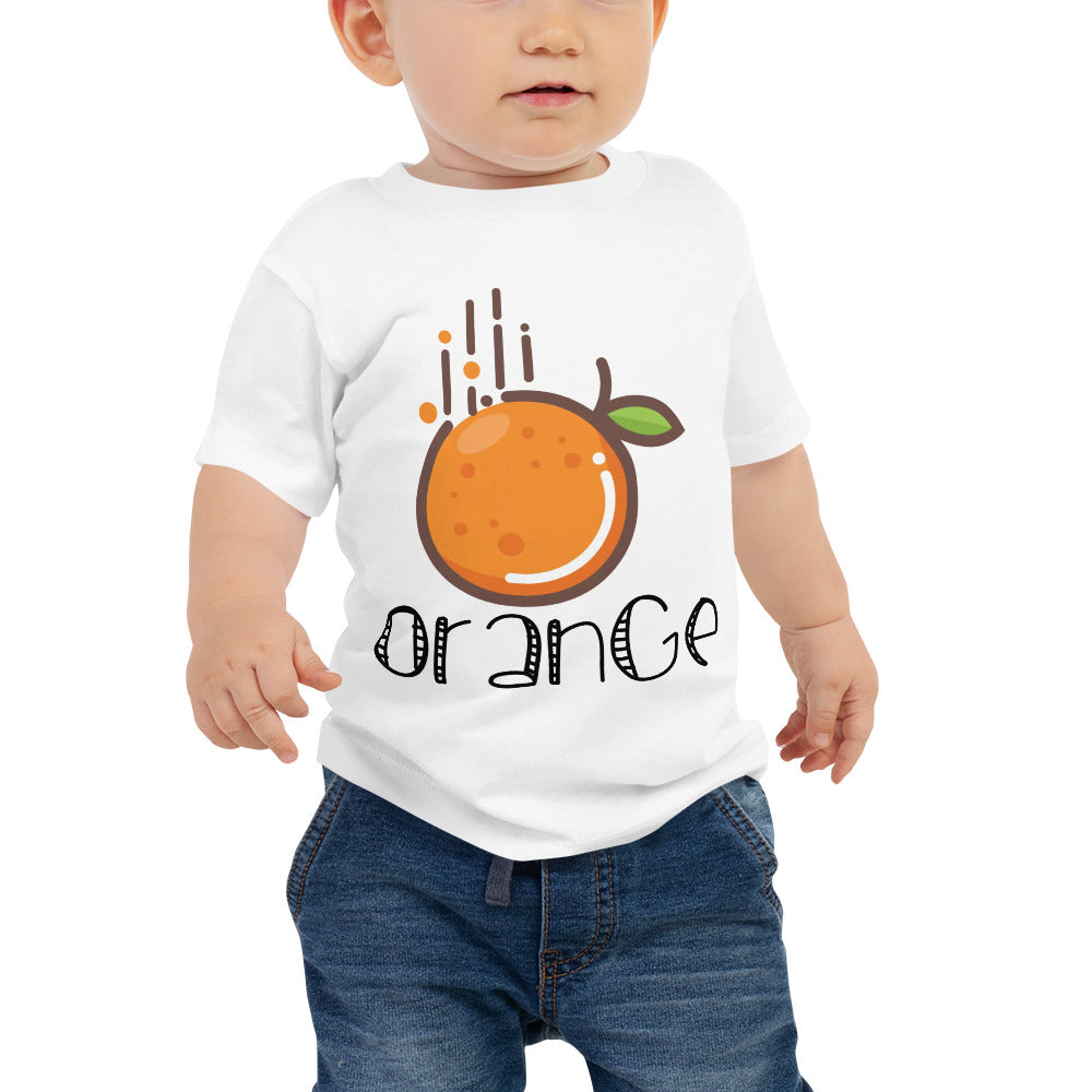Orange Baby Jersey Short Sleeve Tee