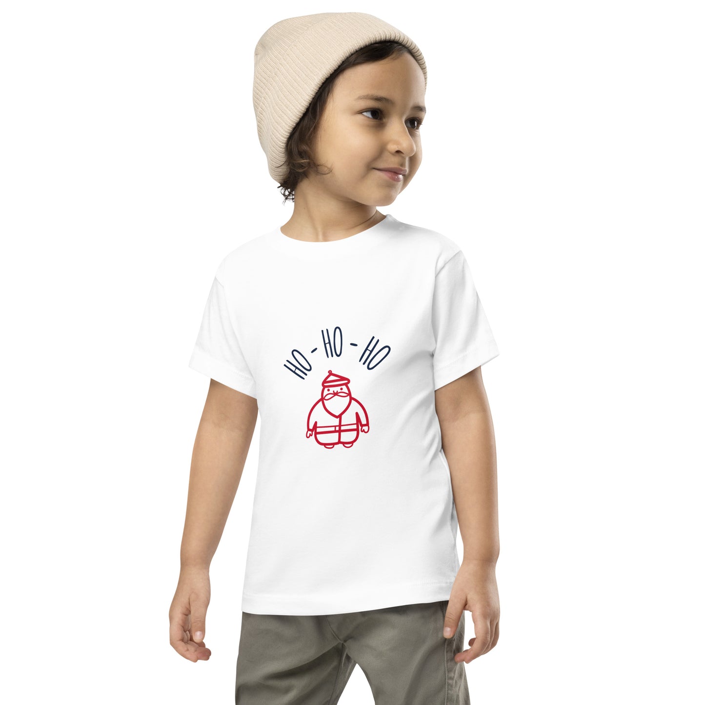 Santa Ho Ho Ho Toddler Short Sleeve Tee