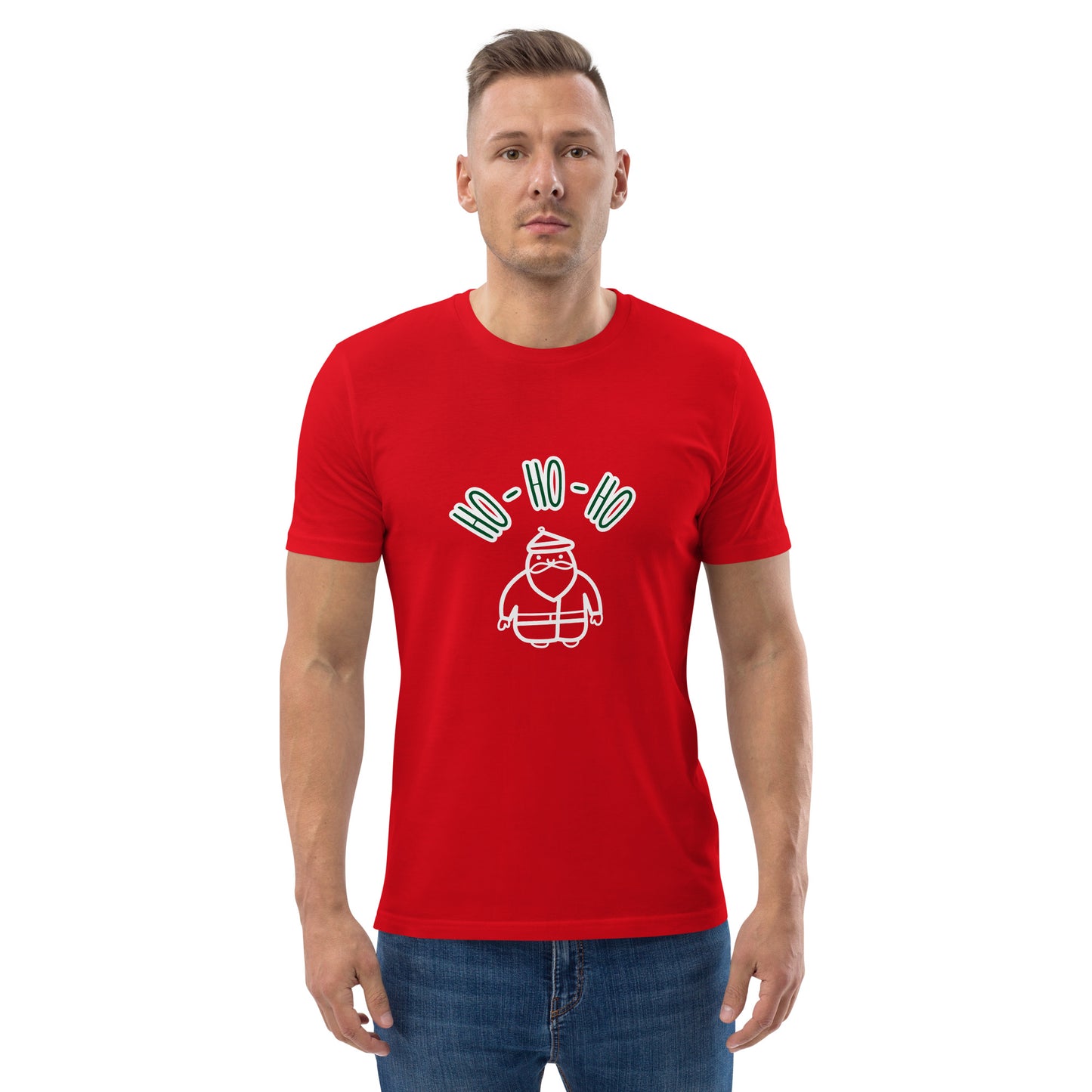 Santa Ho Ho Ho Unisex organic cotton t-shirt