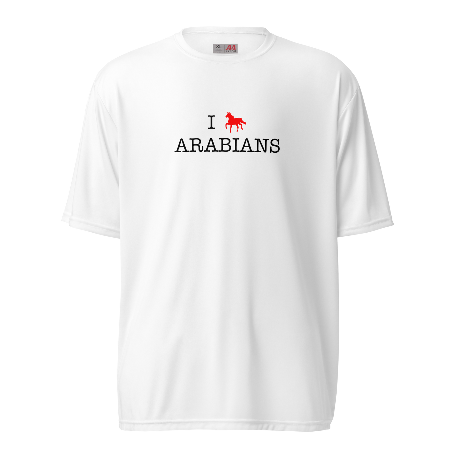 I love Arabians Unisex Performance Crew Neck T-shirt
